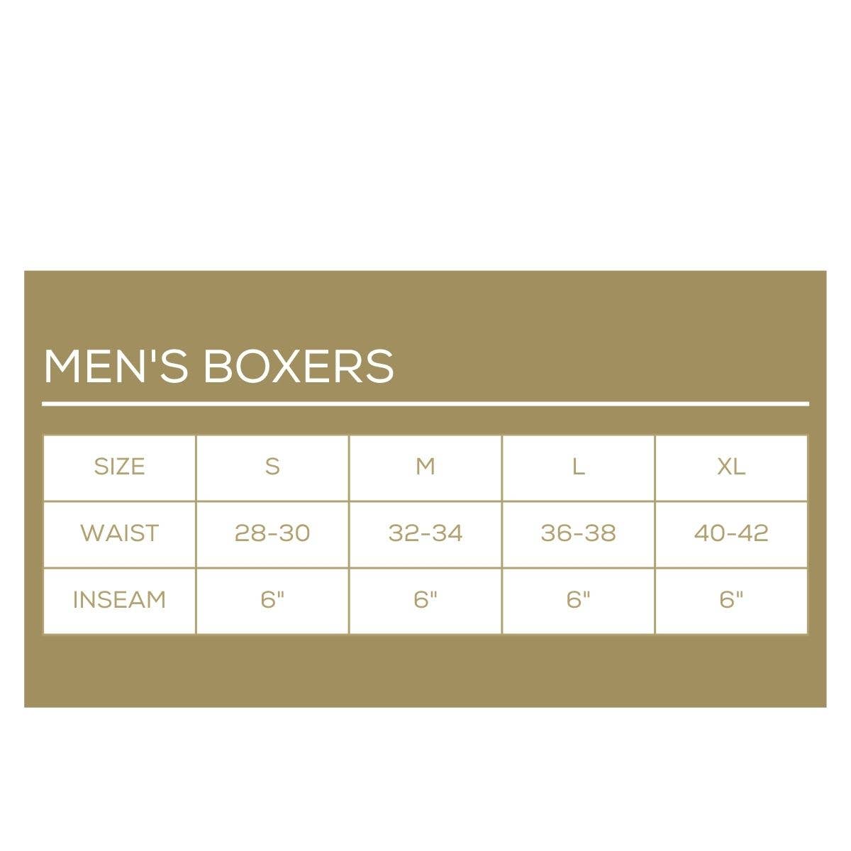 Men's Christmas Fir Boxers   Red/Green   -Asst.: Large