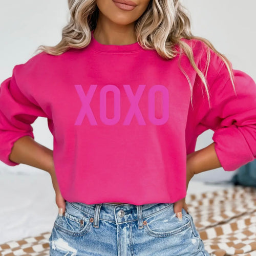 Embossed XOXO Sweatshirt