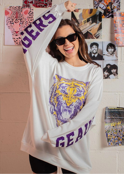Geaux Tigers Long Sleeve Shirt