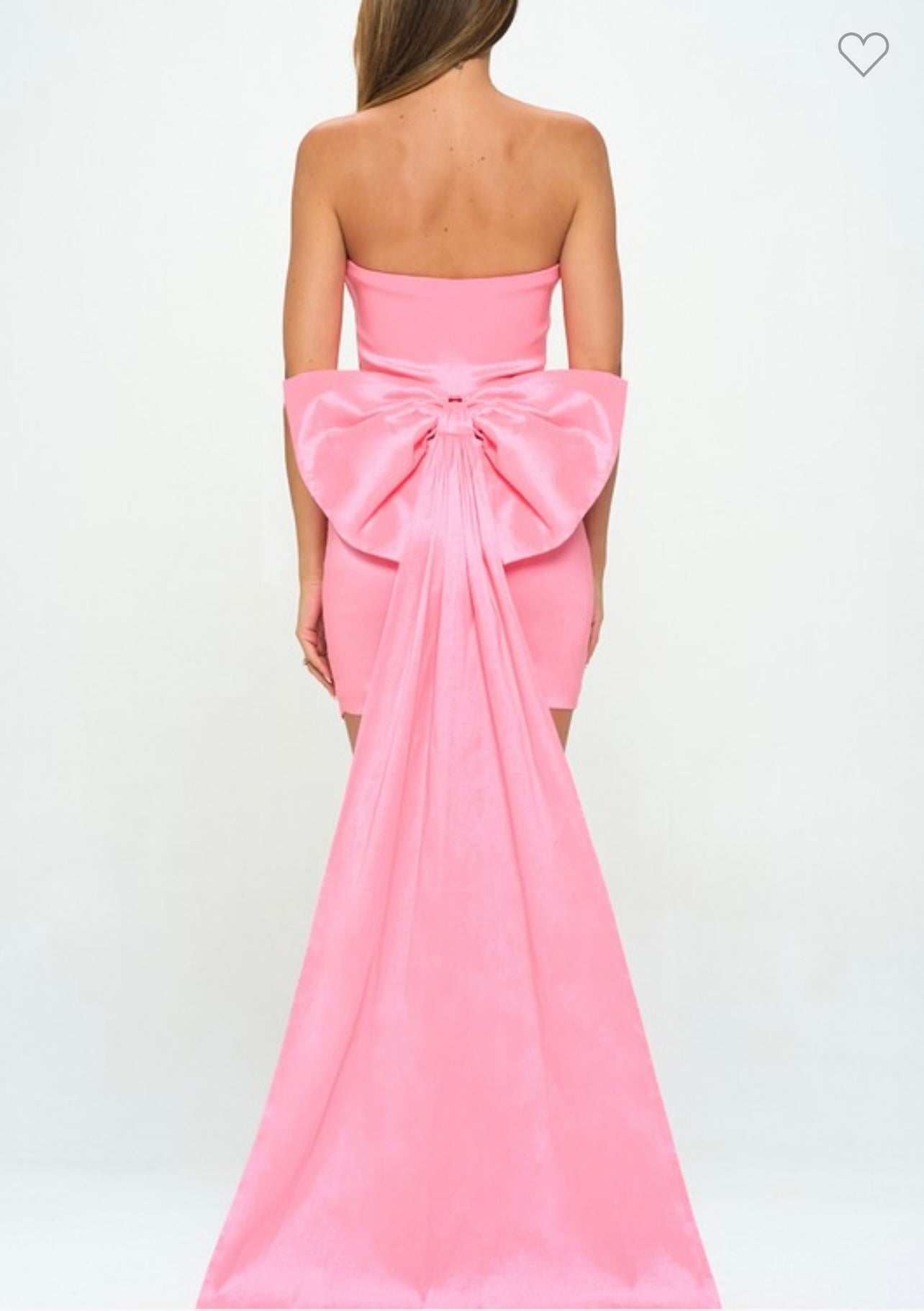 Baby Pink Bow Train Dress